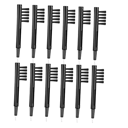 TOVINANNA for 12pcs Plastic Brush Cleaner Tube Vent Cleaner for Travel