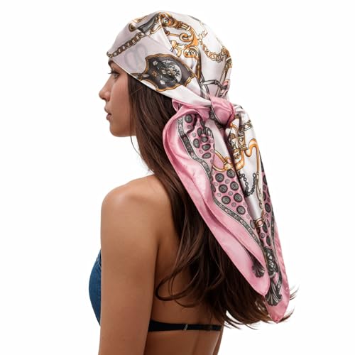 Bandanas pour femmes en soie imprimée pour sublimer vos coiffures