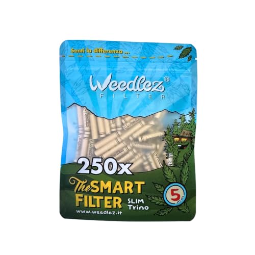Filtro de carbón activo de 5 mm SmartFilter Slim Trino menos contaminantes 250 uds