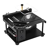 Tragbare Tischsäge – 19-cm-Kreisschneider, Mehrzweck-Bandschleifer, Einstellbare Tiefenbeschläge, Kompakte Werkstattausrüstung | Professionelle Elektrische Tischkreissäge Für Heimwerker Und