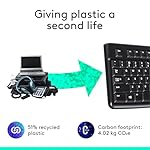 Logitech K120 Wired Keyboard for Windows, Plug and Play, Full-Size, Spill-Resistant, Curved Space Bar, Compatible with PC, Laptop - Black - Image 5