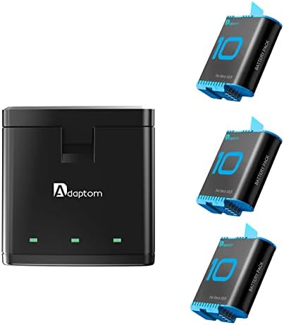 Amazon | COOLSHOW GoPro Hero 12/Hero 11/Hero 10/9バッテリー交換3個 