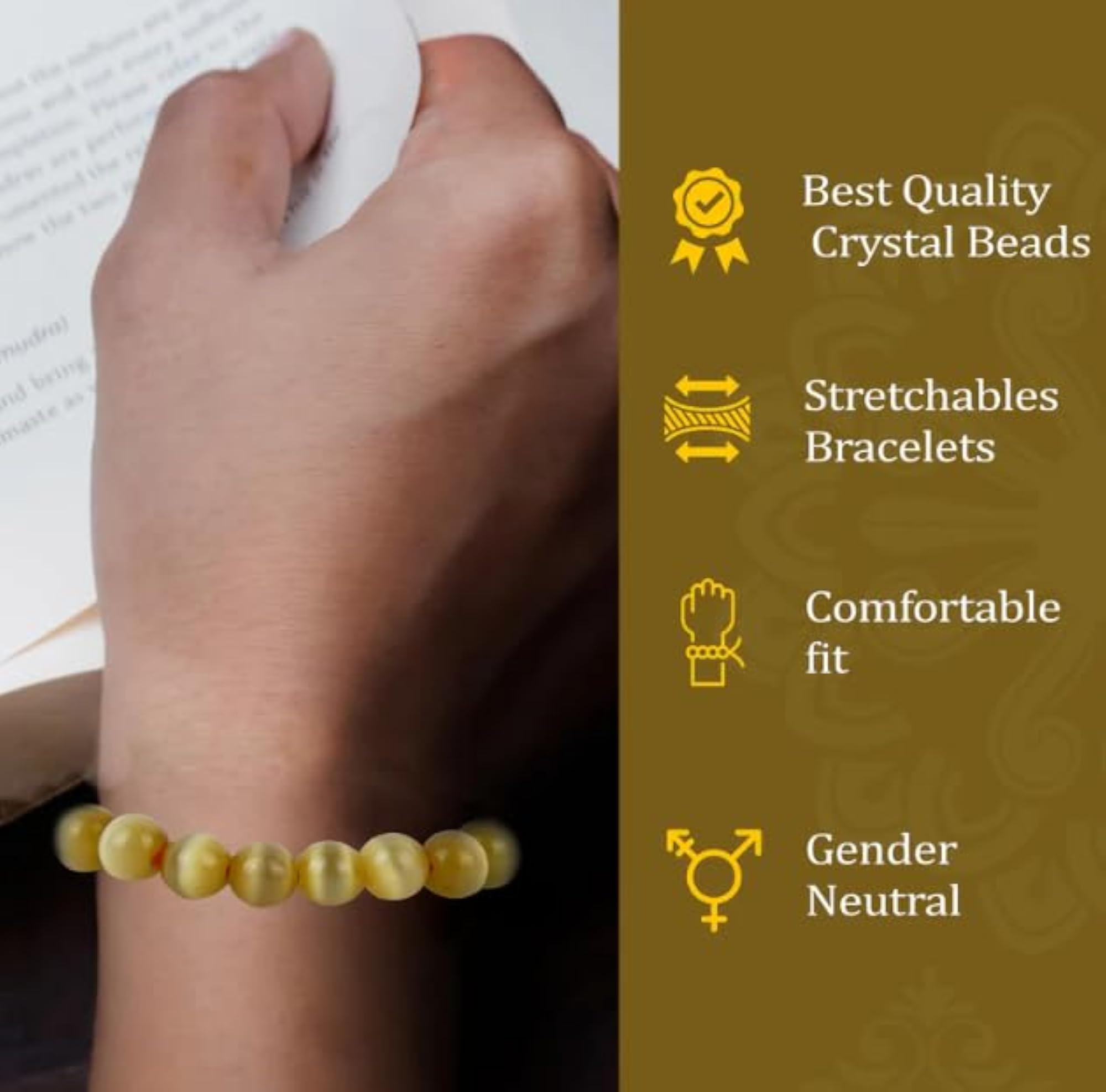 Natural Cats Eye Bracelet, Certified Precious