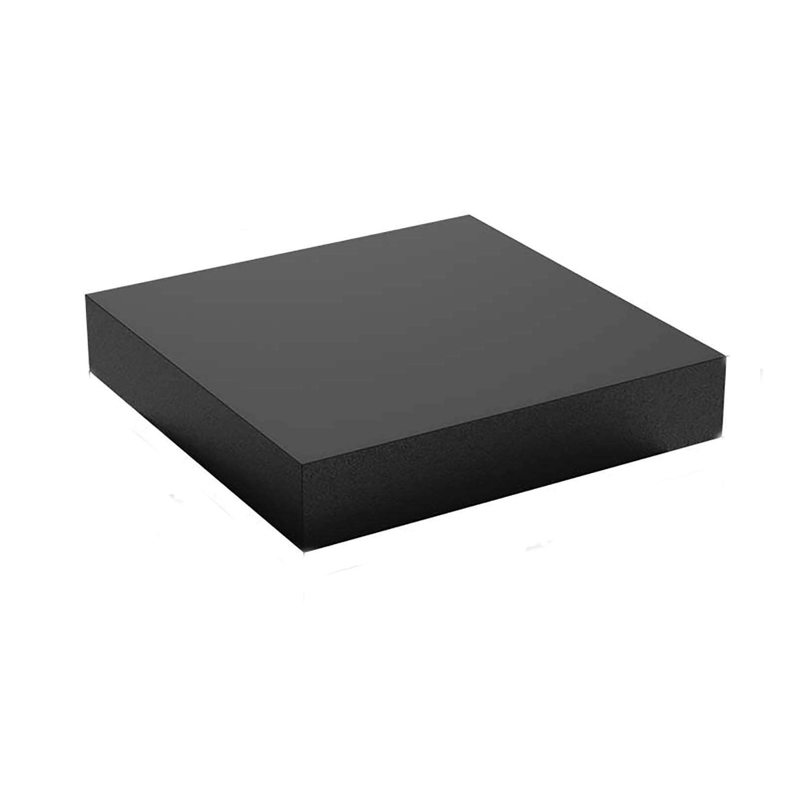 Solid Rubber Bench Block, Rubber Pad 500x500mm 2-100mm Thick Black(10mm)
