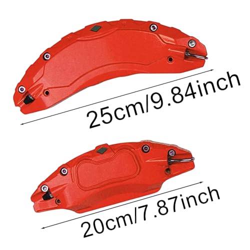 Housse étrier de frein Tesla Model Y Juniper pour cacher les étriers ternes rouge - 3