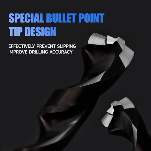 Pro Edge Technology TiAlN Coated Cobalt Drill Bit Set