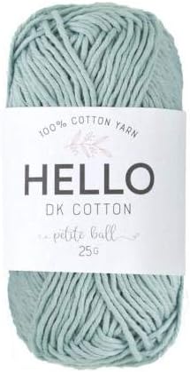 Hello Cotton Yarn, Dark Brown, 25g