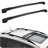 Roof Rack Cross Bars Compatible with 2009 2010 2011 2012 2013 Subaru Forester with Raised Side Rails, Aluminum Roof Rails Cross Bars Fit for Rooftop Cargo Carrier Luggage Kayak Canoe Bike Snowboard