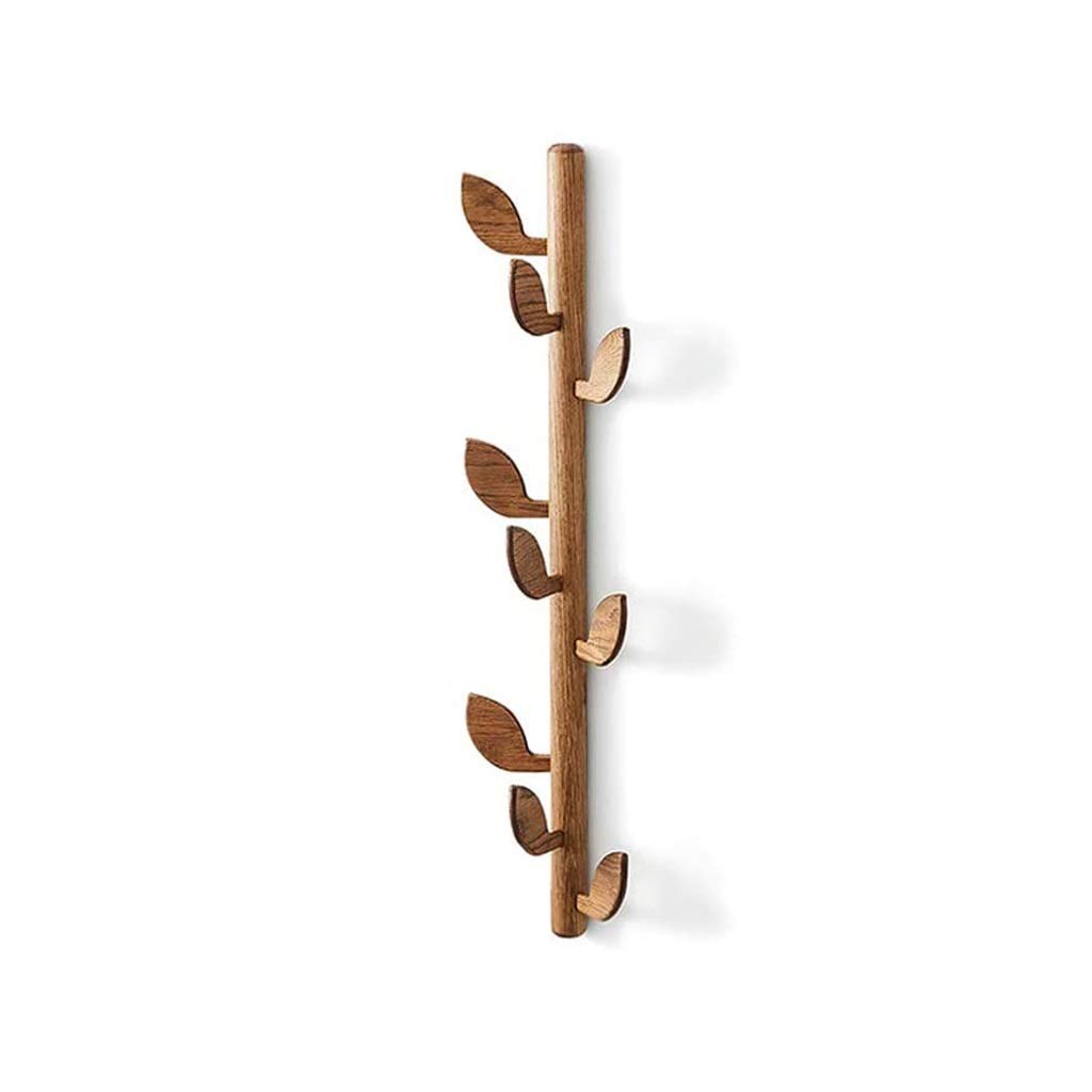 MOBYGKFY Wall Mounted Coat Rack Coat Rail with 9 Coat Hooks for Jackets, Robes, Scarves and Towels