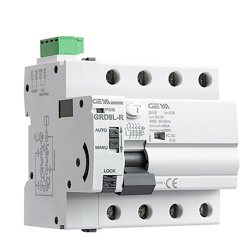 GRD9L 6KA ELCB RCCB 4 ɎĕHu[gRg[Hu[J[ȍĕH RCD(RCCB-4P 63A 100mA,GRD9L-R-AC220)