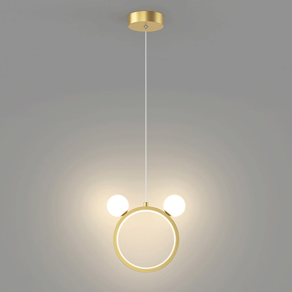Lámpara colgante de cabecera creativa para transformar la habitación infantil con estilo y luz LED