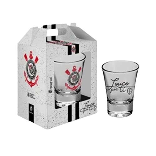 Copo De Shot Dose Individual Corinthians 60ml Louco Por Ti