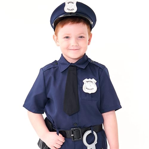 UILYNIU 3 Stück Polizeimarke, Polizei Abzeichen, Metall Polizei Abzeichen Polizisten, Polizei Zubehör Set, Rollenspiel Zubehör, Dienstgrads Abzeichen für Halloween Karneval Dress Up Party (Silber)