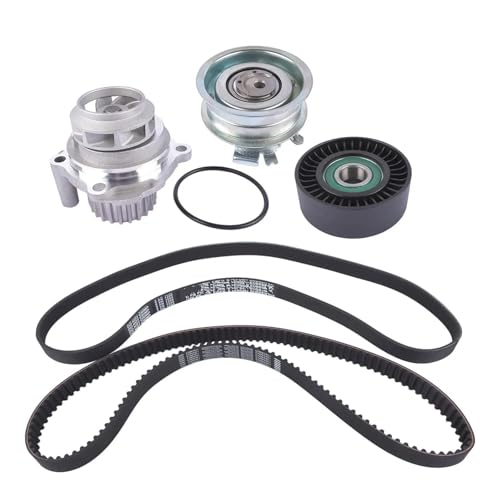 Poulie de tension VKM11113 et courroie 6DPK1195 pour moteur Golf 1.6