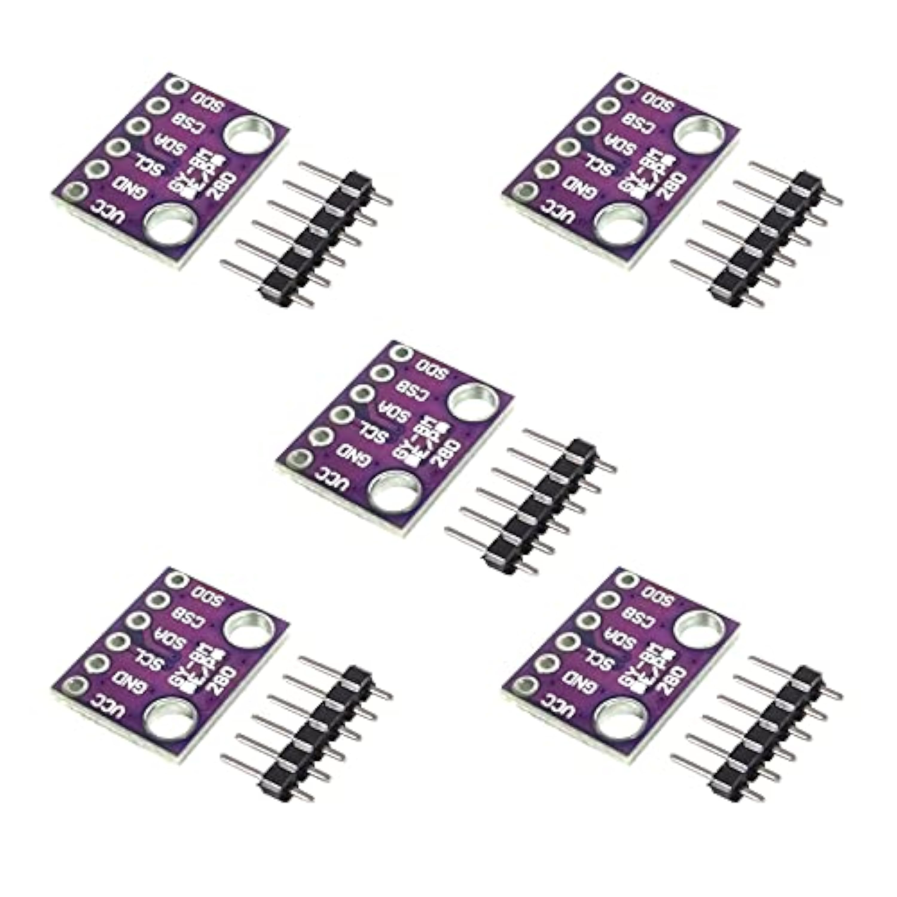 ARCELI 5Pcs 3.3 - Módulo sensor digital de presión atmosférica de alta precisión