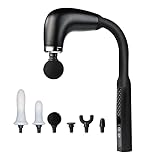 CYCMIA Handheld Cordless & Rechargeable Back Massager - Quiet - Full Body Massage Device for Women, Aches Relief, Sports Recovery and Deep Relaxation