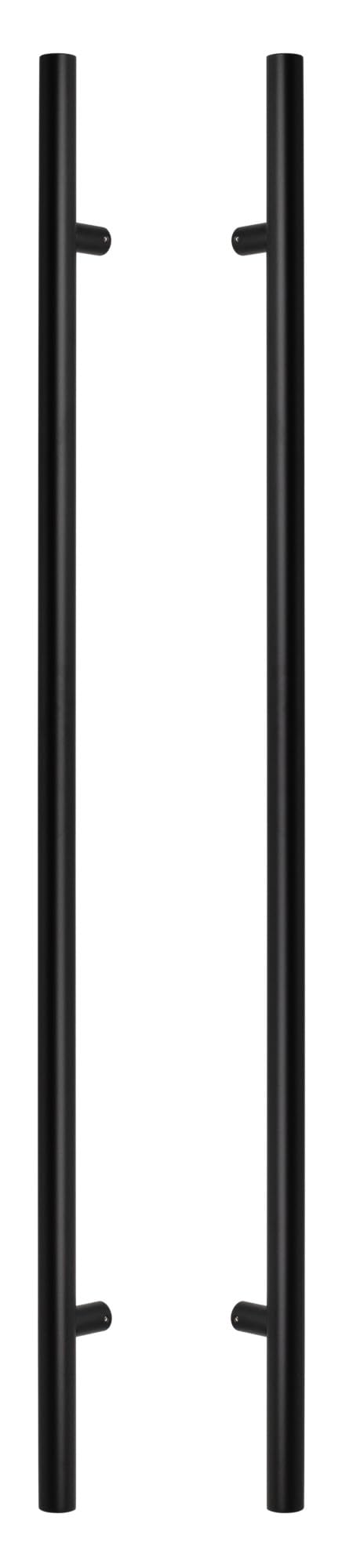 Sure-Loc PL-2RD72 Round 60" Center to Center Single Door Pull - Flat Black