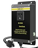 110V Automatic Vacuum Dust Collector Starter Outlet Switch, with 2Pcs 50CM Power Cord & Manual On/Off Switch, for Home or Woodworking Place Dust Extractor