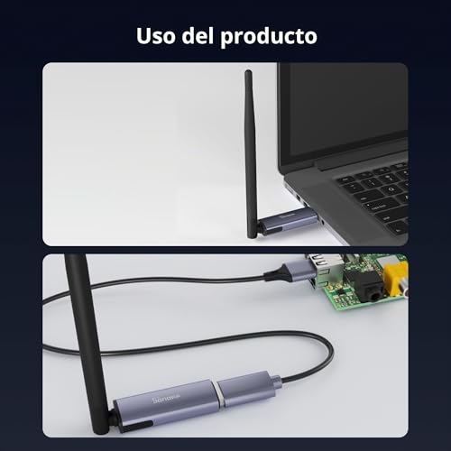 Coordinador Zigbee 3.0 USB Dongle Plus con potente antena de 3dBi 5