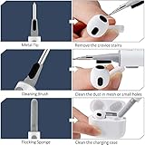 OTOPO for Airpods Pro 2/1 Case Cover with Lock Clip (2019/2022/2023), Rugged Case for Airpod Pro 2nd/1st Generation Shockproof Protective Skin with Keychian&Cleaning Kit for Apple iPod Pro, Black - Image 6