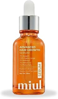 Advanced Hair Growth Serum 30 ml for Thicker Stronger Hair, Anti Hair Fall Treatment, Nourishing Scalp Formula for Men and... Price In India
