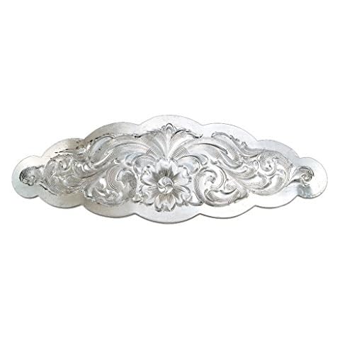 Montana Silversmiths Women's Scalloped Silver Barrette - BA1211 One Size Cover