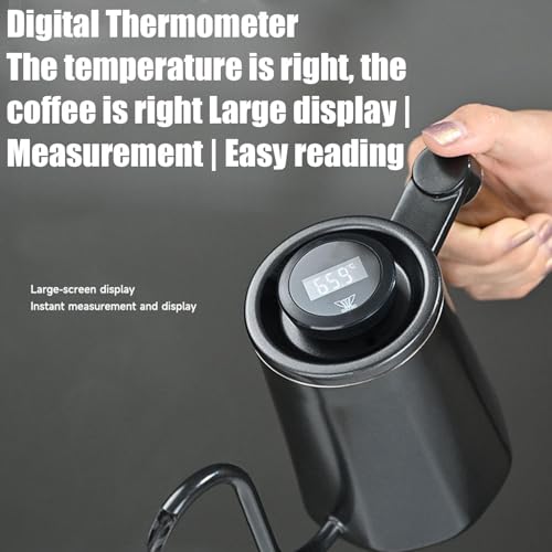Termómetro de café digital para preparar espuma de leche en casa 6