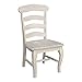 International Concepts Country french Chair with Solid Seat, Unfinished