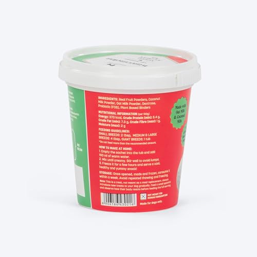 Image of HUFT Watermelon Dog Ice Cream Mix - 40 gm (Pack of 3) | Natural Treats with Prebiotics for Dogs | Easy to Prepare Frozen Dessert | Healthy Snack for All Life Stages & Breeds Dogs