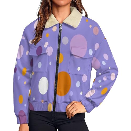 Chaqueta de forro polar para mujer abrigo de invierno cómodo que elimina la sensación de frío