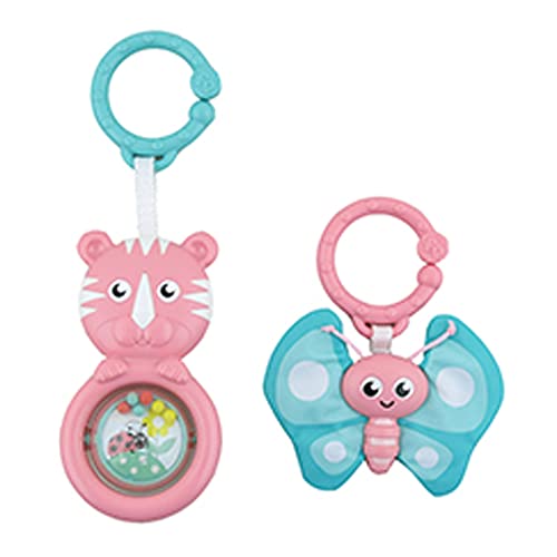 Replacement Parts for Fisher-Price On-The-Go Baby Dome - FVC25 - Replacement Butterfly and Lion Toy with Link