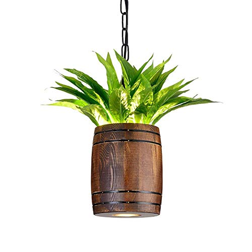 Preisvergleich Produktbild GBX Kronleuchter, Industriestil Retro Holzkunst Dekoration Led Pflanze Hängelampen Persönlichkeit Restaurant Korridor Gang Braten Bar, Kronleuchter