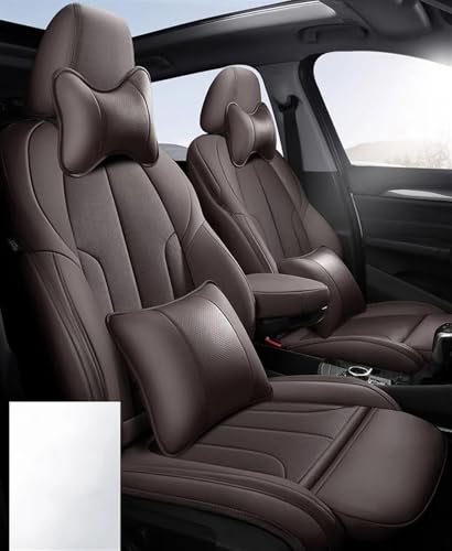 Housses de siège auto CRV 2017-2021 en cuir café pour rénover votre intérieur