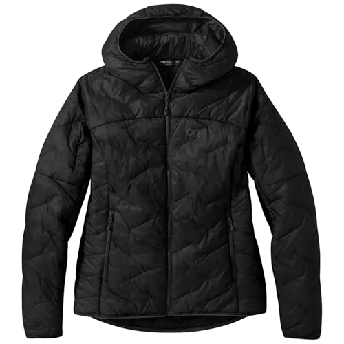 Outdoor Research Women's SuperStrand LT Hoodie, Solid Black, M