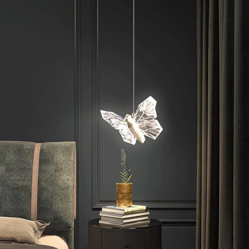Lámpara colgante nórdica con forma de mariposa led 4W para pasillo 4