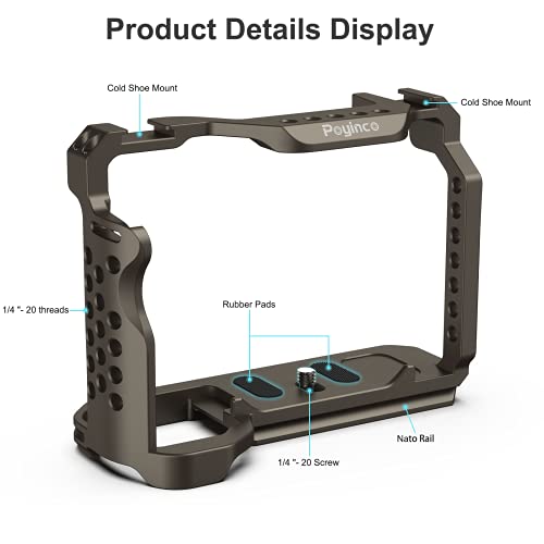 Image of Camera Cage Only for Sony Alpha 7S III / A7S III / A7SIII / A7S3 Camera