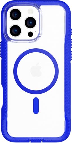 Funda transparente azul para Attleborough tech21 EvoPro compatible con MagSafe