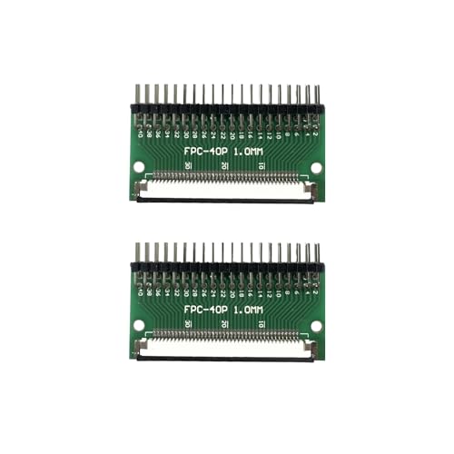 MTCELL 2Pcs FFC FPC PCB Converter Board 40pin 1.0mm miniatura 1