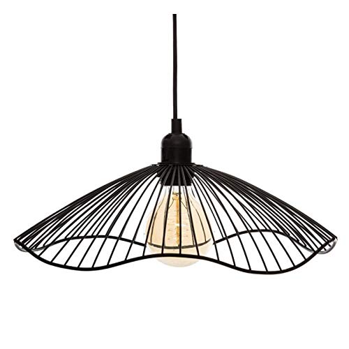 Paris Prix Atmosphera Créateur d'intérieur - Suspension Design en Métal Galt 34cm Noir