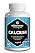 Calcium Tabletten hochdosiert vegan, 180 Tabletten für 3 Monate, 800 mg Kalzium-Carbonat pro Tagesdosis, Organische Nahrungsergänzung ohne Zusatzstoffe, Made in Germany