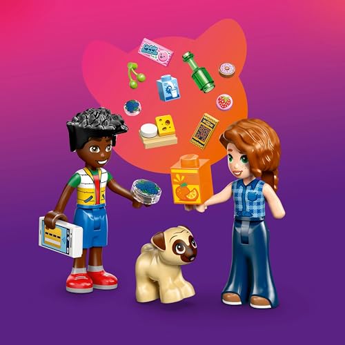 Image of LEGO Friends Heartlake City Convenience Store - 2 Minidolls, Toy Dog and Accessories - 42680