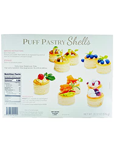 Mialo Trusted Trader La Boulangerie Des Gourmets Puff Pastry Shells -Ready To Use 20.32 Oz- 96 Pcs thumb #1