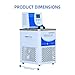 VORNIXON Laboratory Chiller Circulator -5℃ to 100℃, Water Chiller for Low Temperature Cooling, LCD Display, 304 Stainless Steel Recirculating Pump for Vacuum Chambers & Under Sink Applications (6L)
