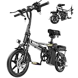 WERHY Electric Bike for Adults, 500W Motor, 22 MPH Max Speed Folding Ebike, 499.2/748.8Wh Battery, 14