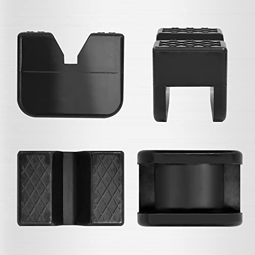 Image of TONDA Jack Stand Pads, Universal Rubber Jack Pad Adapter, Rail Pinch welds Protector, 4 Pack