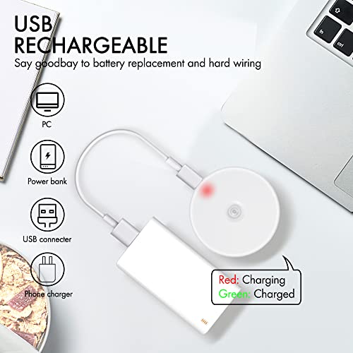 Motion Sensor Lights Indoor Rechargeable Wireless Wall Light LED Stair Night Lights Lamps with Auto/On/Off for Stairs Living Room Bathroom Corridors Closet Kitchen Under Cabinets (6000K, 3 Pack) - Cosy Home Interiors Motion Sensor Lights Indoor Rechargeable Wireless Wall Light LED Stair Night Lights Lamps with Auto/On/Off for Stairs Living Room Bathroom Corridors Closet Kitchen Under Cabinets (6000K, 3 Pack) - Image 5