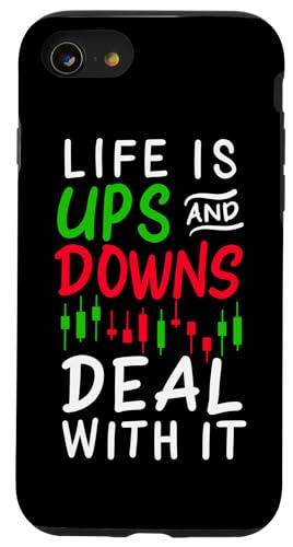 Life Is Ups & Downs Deal With It ���� �،������ FX�g���[�f�B���O �X�}�z�P�[�X iPhone SE (2020) / 7 / 8 �p