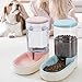 Zksbdxz Pet 3.8L Automatic Food Water Dispenser Puppy Kitten Feeder Bowl Dogs Cats Drinking Feeding Dishes