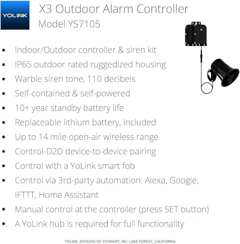 Smart Outdoor Security Siren System