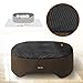 Feandrea Hundebett, Hundekorb, Wendekissen, 73 x 60 x 27 cm, braun PGW031K01